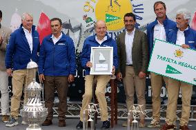 King Juan Carlos I El Corte Ingles Master Regatta trophies Presentation - Sanxenxo