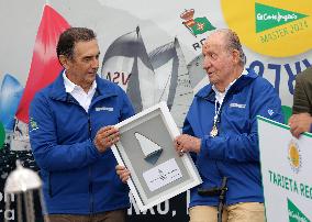 King Juan Carlos I El Corte Ingles Master Regatta trophies Presentation - Sanxenxo