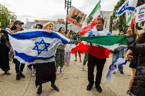 Iranian-Canadians Celebrate Nasrallah’s Death - Toronto