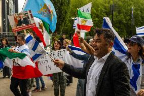 Iranian-Canadians Celebrate Nasrallah’s Death - Toronto