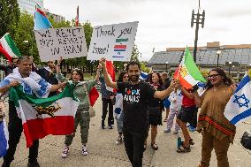 Iranian-Canadians Celebrate Nasrallah’s Death - Toronto