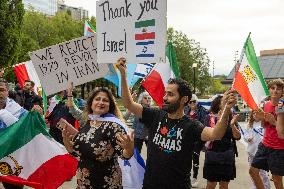 Iranian-Canadians Celebrate Nasrallah’s Death - Toronto