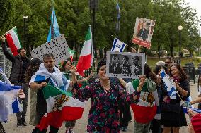 Iranian-Canadians Celebrate Nasrallah’s Death - Toronto