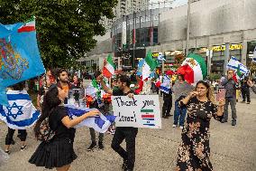 Iranian-Canadians Celebrate Nasrallah’s Death - Toronto