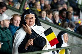 Pope Francis Leads Mass At King Baudouin Stadium - Brussels