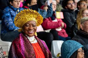 Pope Francis Leads Mass At King Baudouin Stadium - Brussels