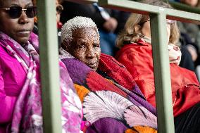 Pope Francis Leads Mass At King Baudouin Stadium - Brussels