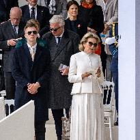 Pope Francis Leads Mass At King Baudouin Stadium - Brussels