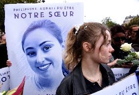 Tribute To Philippine, A 19-Year-Old Student Found Dead - Paris