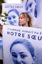 Tribute To Philippine, A 19-Year-Old Student Found Dead - Paris