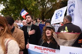 Tribute To Philippine, A 19-Year-Old Student Found Dead - Paris