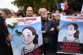 Tribute To Philippine, A 19-Year-Old Student Found Dead - Paris