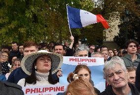 Tribute To Philippine, A 19-Year-Old Student Found Dead - Paris