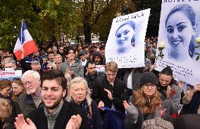 Tribute To Philippine, A 19-Year-Old Student Found Dead - Paris