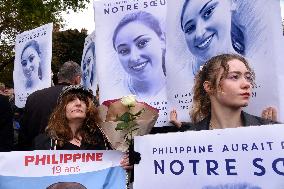 Tribute To Philippine, A 19-Year-Old Student Found Dead - Paris