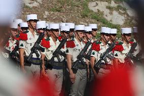 2nd Foreign Parachute Regiment Celebrates St Michel - Calvi