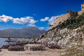 2nd Foreign Parachute Regiment Celebrates St Michel - Calvi