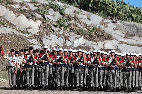 2nd Foreign Parachute Regiment Celebrates St Michel - Calvi