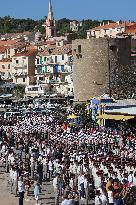 2nd Foreign Parachute Regiment Celebrates St Michel - Calvi