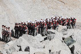 2nd Foreign Parachute Regiment Celebrates St Michel - Calvi