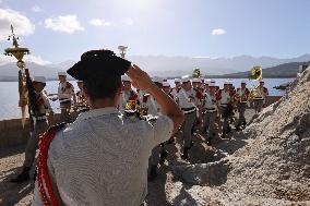 2nd Foreign Parachute Regiment Celebrates St Michel - Calvi