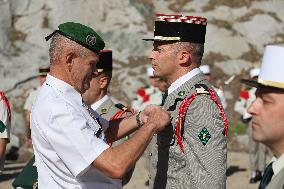 2nd Foreign Parachute Regiment Celebrates St Michel - Calvi