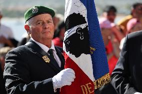 2nd Foreign Parachute Regiment Celebrates St Michel - Calvi