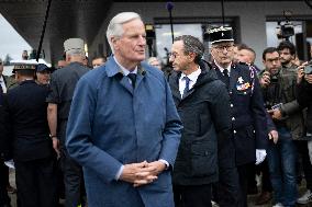 Michel Barnier and Bruno Retailleau at 130th "Congres National des Sapeurs-Pompiers de France" - Macon