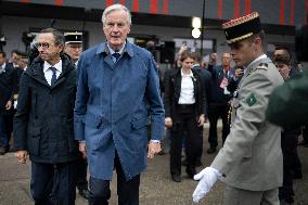 Michel Barnier and Bruno Retailleau at 130th "Congres National des Sapeurs-Pompiers de France" - Macon