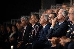 Michel Barnier and Bruno Retailleau at 130th "Congres National des Sapeurs-Pompiers de France" - Macon