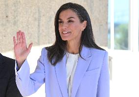 Queen Letizia At Presentation Of New National Radio Service - Madrid