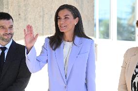 Queen Letizia At Presentation Of New National Radio Service - Madrid