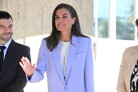 Queen Letizia At Presentation Of New National Radio Service - Madrid