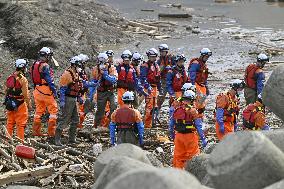 Aftermath of heavy rain in Ishikawa Pref.