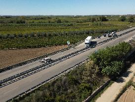 Assault On Armored Vehicles In Puglia