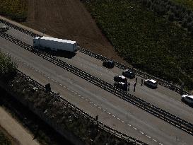 Assault On Armored Vehicles In Puglia