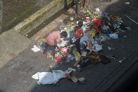 Rag Picker Childs Collects Household Wastages