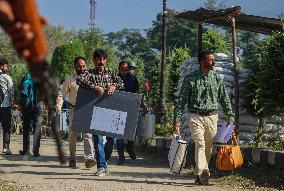 Preparations For The Third And Final Phase Of Voting During Assembly Elections In Kashmir