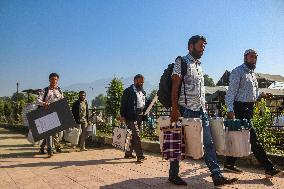 Preparations For The Third And Final Phase Of Voting During Assembly Elections In Kashmir