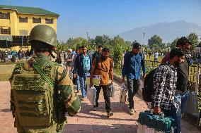 Preparations For The Third And Final Phase Of Voting During Assembly Elections In Kashmir