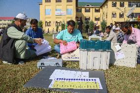 Preparations For The Third And Final Phase Of Voting During Assembly Elections In Kashmir