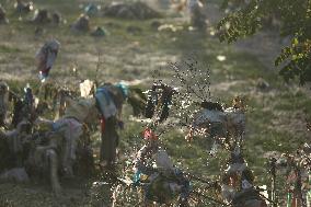 Aftermath Of Nepal Flood Leaves Trail Of Plastic Behind