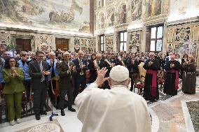 Pope Francis In Private Audiences - Vatican