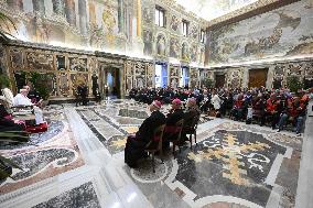 Pope Francis In Private Audiences - Vatican