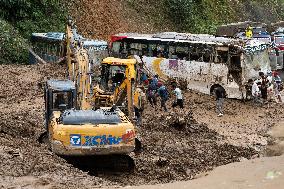 Tragic Landslide In Dhading, Nepal: Ongoing Rescue Operations