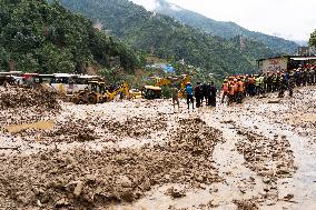 Tragic Landslide In Dhading, Nepal: Ongoing Rescue Operations