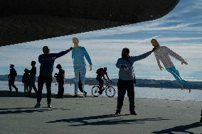 Collective Kite Flight In Santander