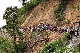 Tragic Landslide In Dhading, Nepal: Ongoing Rescue Operations