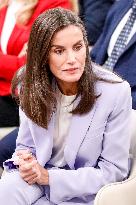 Queen Letizia At Presentation Of New National Radio Service - Madrid