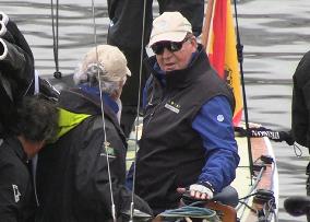 King Juan Carlos Attends The Regatta - Sanxenxo